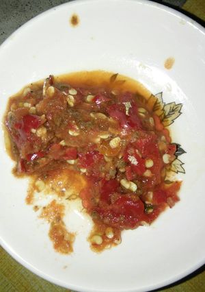 Foto resep Sambal mentah trasi