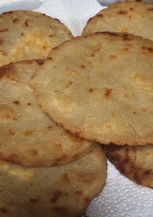 Una foto de Tortillas aliñadas con queso