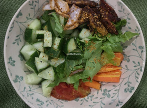 A picture of Lagos Grilled Stake Salad.