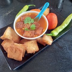 A picture of Spicy Tomato Soup.