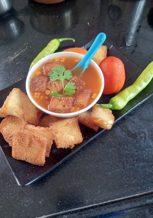 A picture of Spicy Tomato Soup.