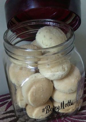 A picture of Wheat-almond nankhatai.
