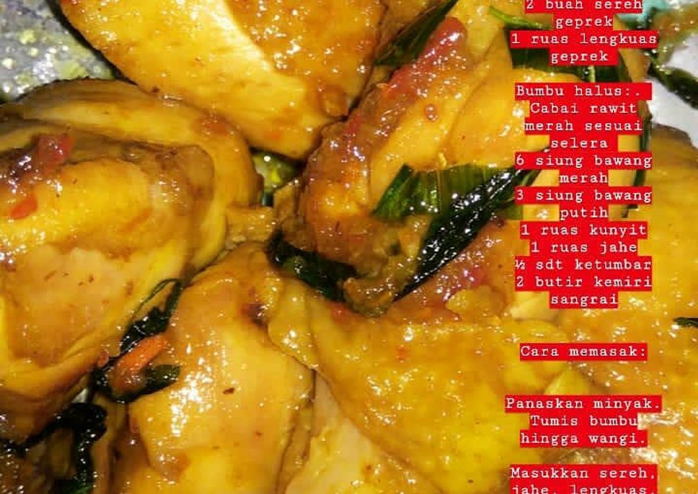 Rica-rica Paha Ayam! Resep Kilat bin Nikmat