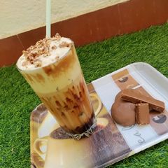 Cafe style Cold coffee A picture of Cafe style Cold coffee.