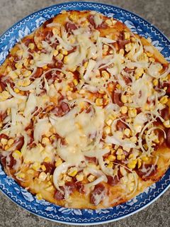 Foto resep Pizza Sojako (Sosis Jagung Kornet)