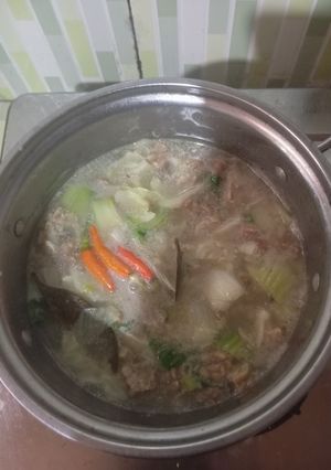 Foto resep Bobor pokcoy kubis tempe