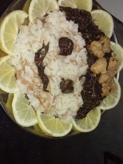 صورة لوصفة ملوخية ورز