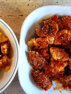 Mézes-mázas ragacsos csirke recept fotója
