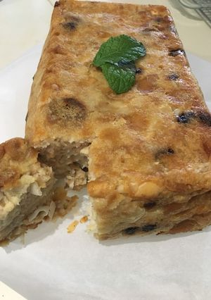 Una foto de Pudín de Pan Coco-Banana