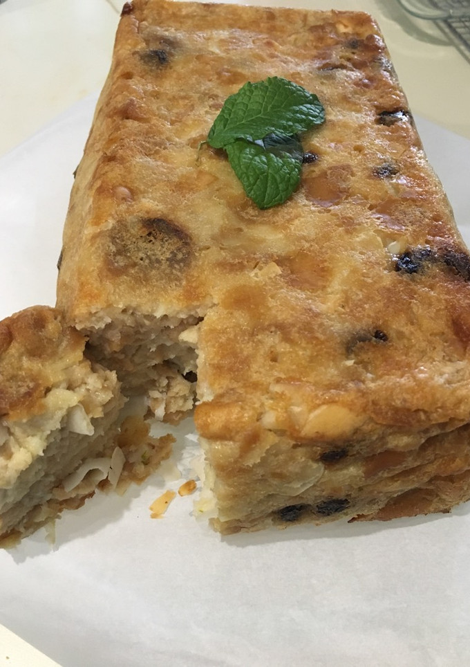 Una foto de Pudín de Pan Coco-Banana