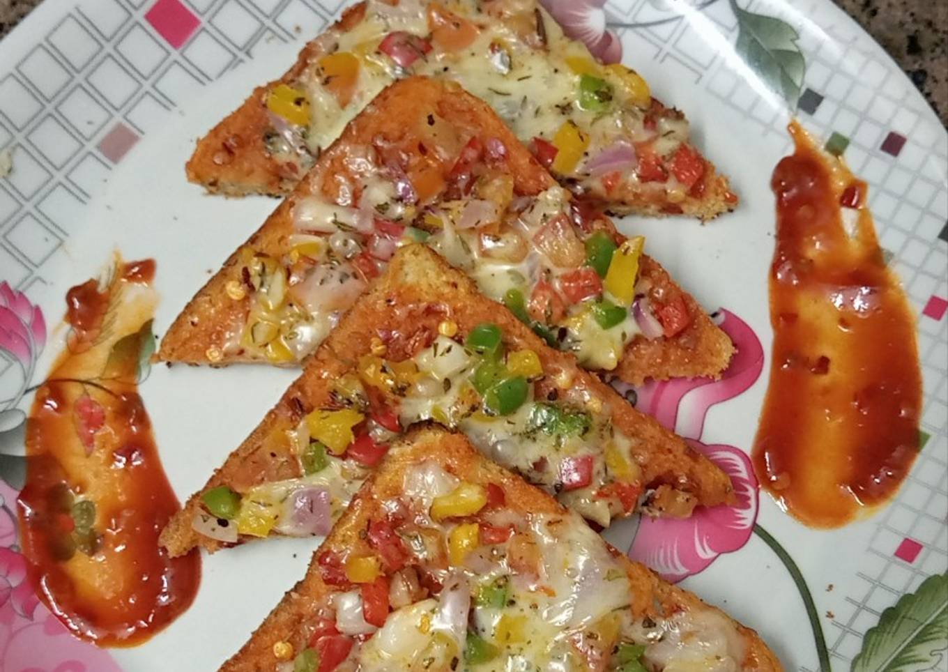 Instant Bread Pizza