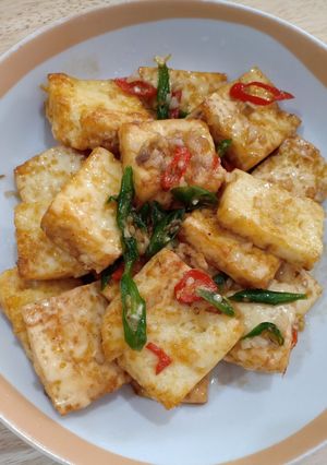 Foto resep Putih telur tumis pedas 👍😋