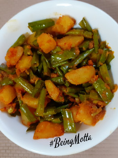 A picture of Bihari Style Bodi (String Beans)-Potato Subzi.