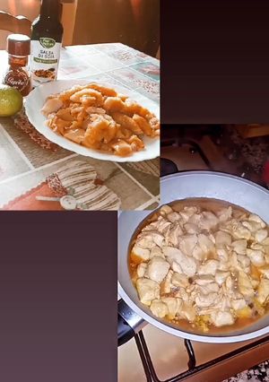 Foto di Pollo con salsa di soia paprika e Lime