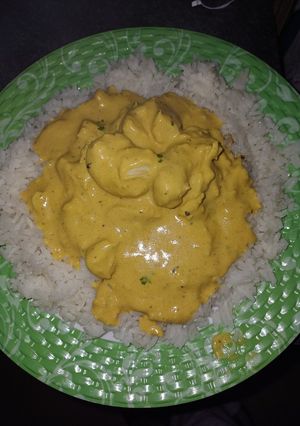 Una foto de Strogonoff de pollo