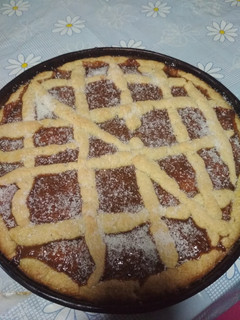 Una foto de Pastafrola de dulce de leche
