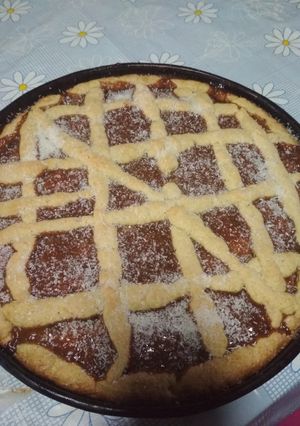 Una foto de Pastafrola de dulce de leche