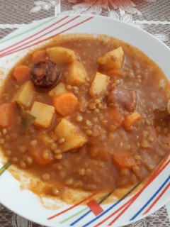 Una foto de Lentejas con chorizo