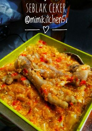 Foto resep Seblak ceker