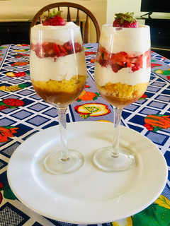 Una foto de Postre improvisado