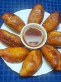 Moong Shamli or Moong Fried Dumplings