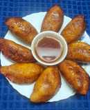 Moong Shamli or Moong Fried Dumplings