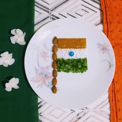 A picture of Tri Color Flag.
