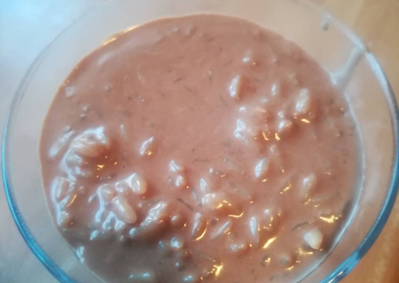 Arroz con leche y chocolate