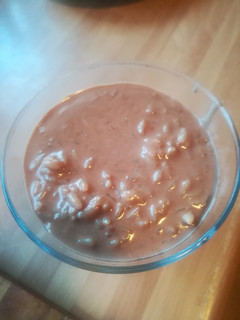 Una foto de Arroz con leche y chocolate