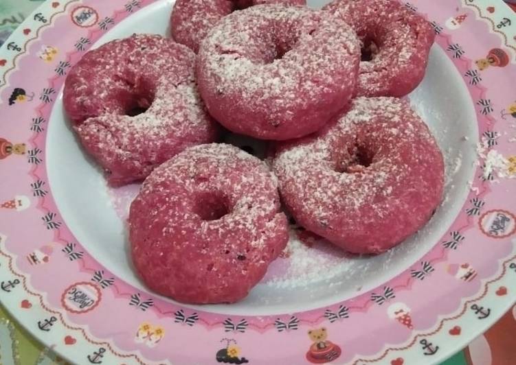 Hommy dragon fruit donuts