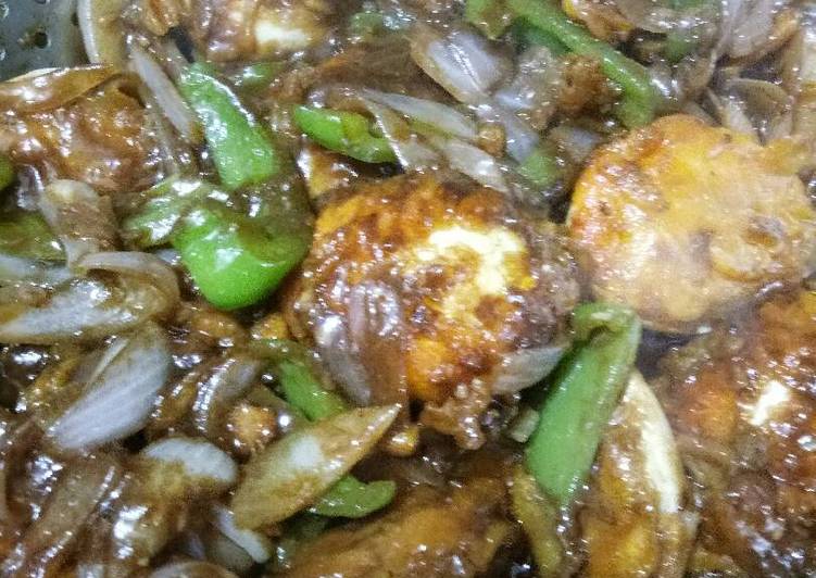 Recipe for Quick Egg chilli