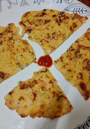 बेसन चीला (Besan Cheela recipe in hindi) रेसिपी मुख्य फोटो