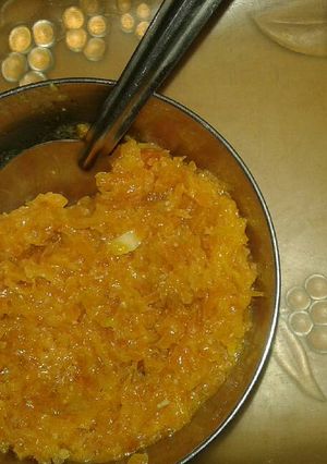 A picture of Gajar Halwa.