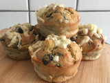 Muffins salados de puerros y espinacas