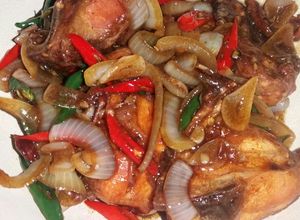 Foto resep Ayam lada hitam saori