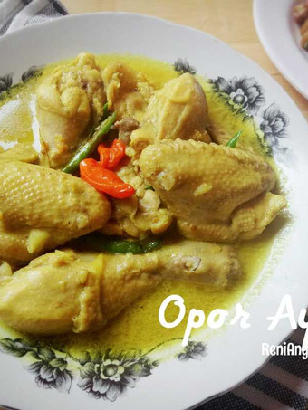 Resep Opor Ayam Bumbu Rempah #Bandung_RecookDiahAyu Enak Dan Mudah