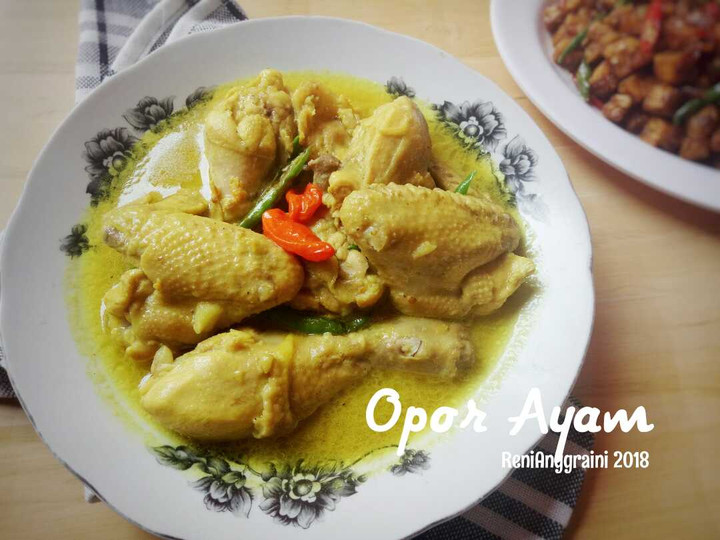 Resep Opor Ayam Bumbu Rempah #Bandung_RecookDiahAyu Enak Dan Mudah