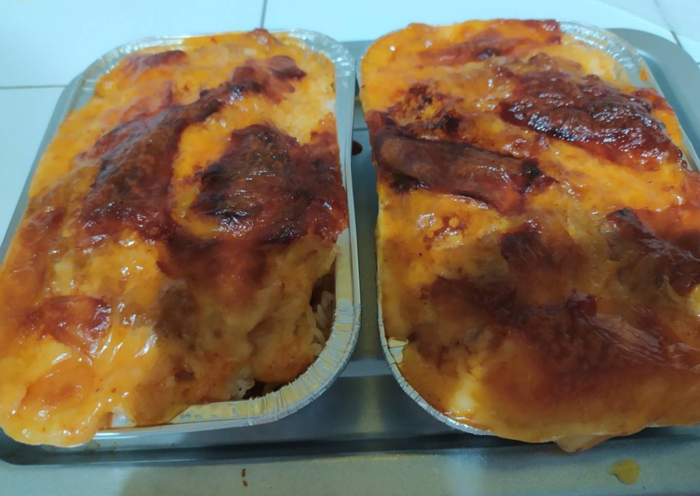 Baked rice