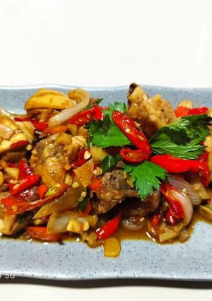 Foto resep Ayam pedas saus tiram