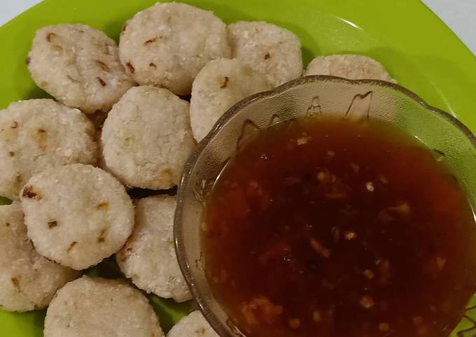 Cara Gampang mengolah Rujak cireng nasi Anti Gagal