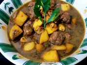 Gambar bola bola daging sapi kecap