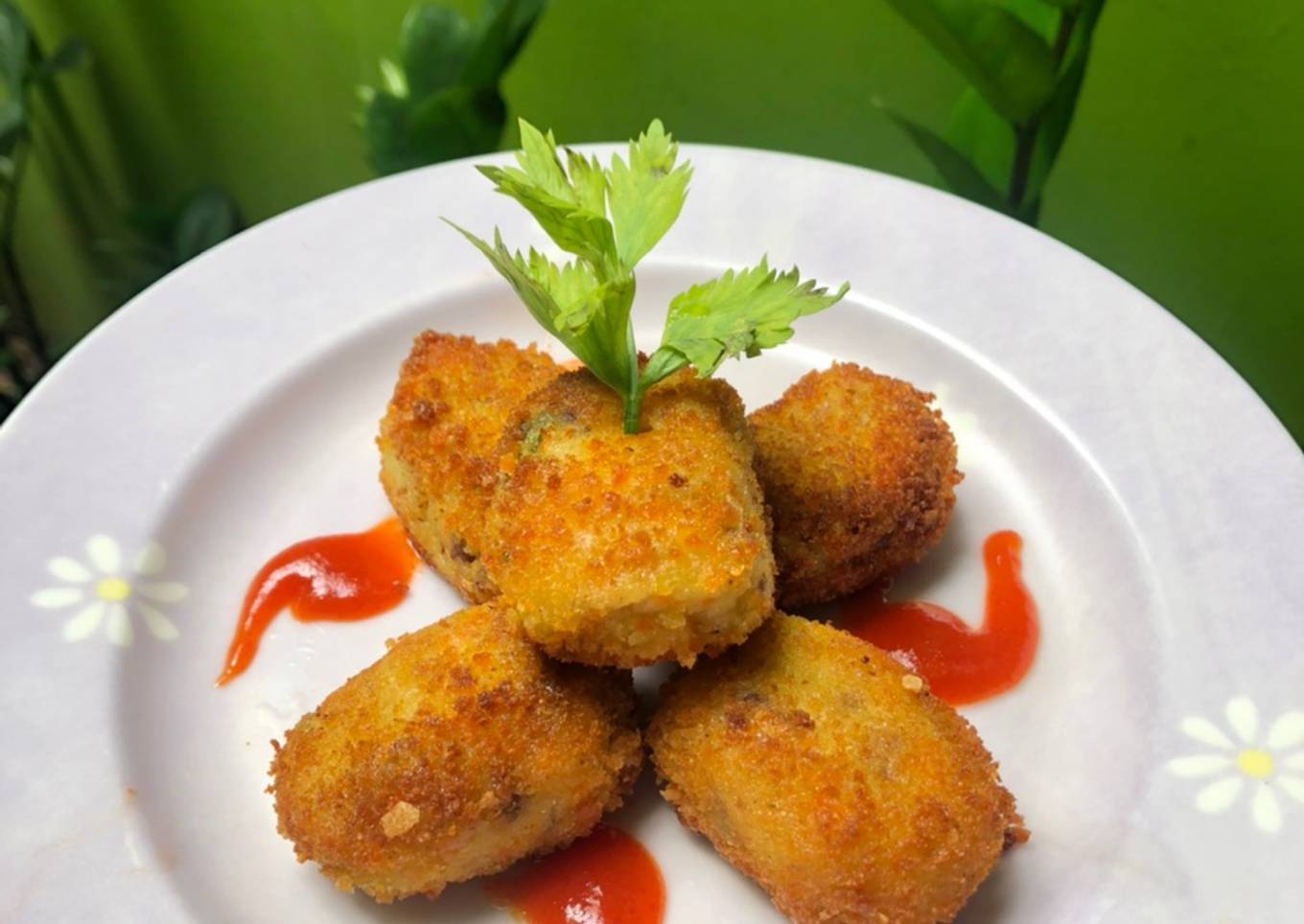 Kroket Kentang Daging-Keju