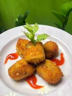Foto resep Kroket Kentang Daging-Keju