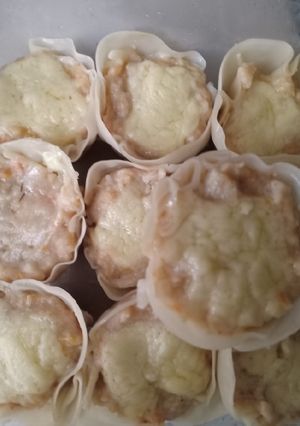 Foto resep Dimsum Ayam Udang mozarella