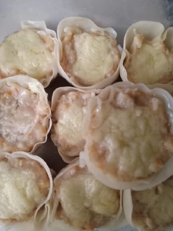 Langkah Mudah untuk Membikin Resep  Dimsum Ayam Udang mozarella yang Lezat Sekali, Lezat Sekali