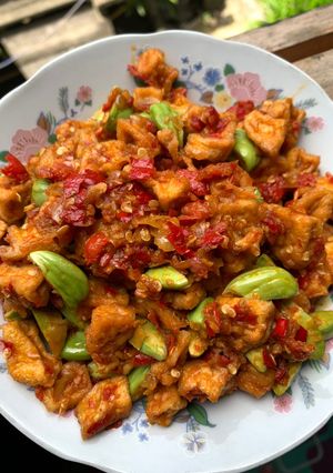 Foto resep Sambel goreng tahu pete