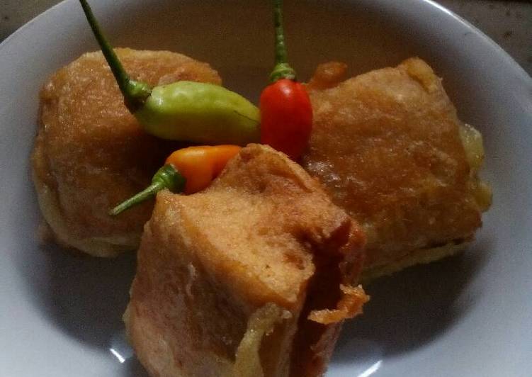 Resep Tahu isi / tahu goreng / tahu berontak Anti Gagal