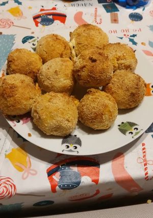 Foto di Crocchette di patate con cuore filante cotte in friggitrice ad aria