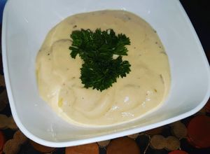 Una foto de Salsa Roquefort para trozos de pescado frito