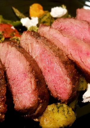 Medium marhasteak recept fotója